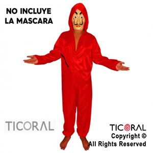DISFRAZ LA CASA DE PAPEL ADOLESCENTE CR x 1